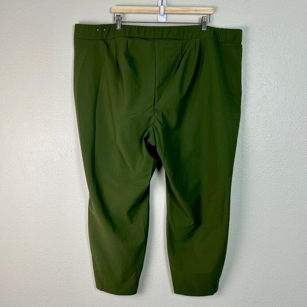 Lane Bryant On The Go Slim Ankle Pant Sz.‎ 28 Forrest Night Green - Picture 4 of 5